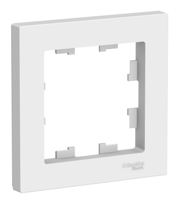 Рамка однопостовая SE AtlasDesign Белый, ATN000101